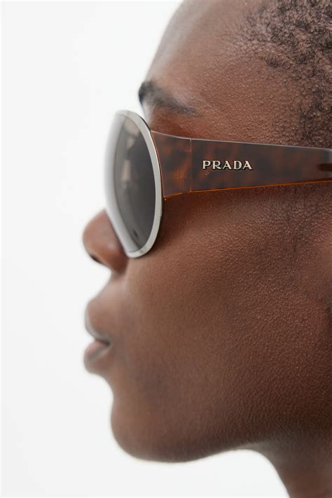 prada rectangle sunglasses mens|runway 49mm rectangular sunglasses.